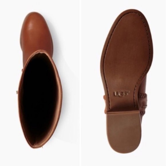 NEW UGG® Gracen Boot Mid Brown Leather - Picture 4 of 4